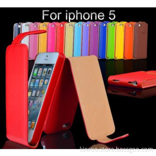Slim flip case for iPhone 5